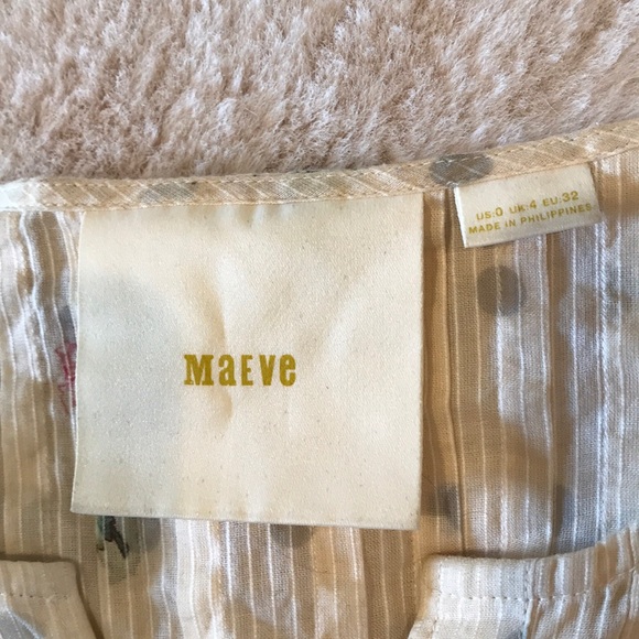 Anthropologie Maeve Swing top sz 0 - Picture 2 of 3